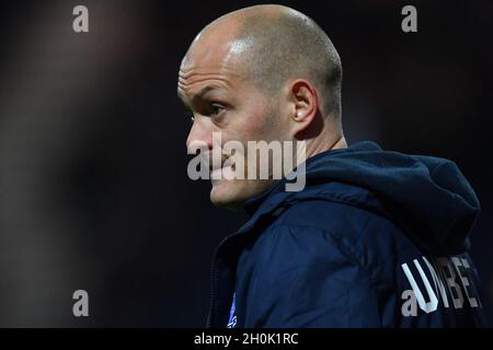 Preston North End manager Alex Neil Stock Photo