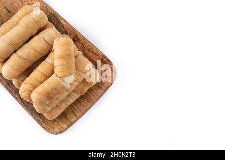 Latin American tequeños isolated on white background Stock Photo