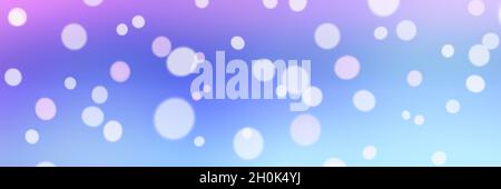 Blue background with colored lights. Empty layout for design. Stock Photo