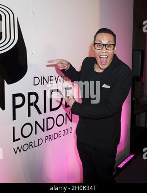 Gok Wan at the Dine With Pride Gala, London Stock Photo