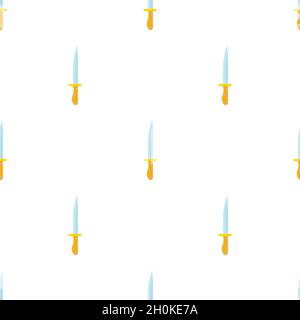 Knife pattern seamless background texture repeat wallpaper geometric vector Stock Vector