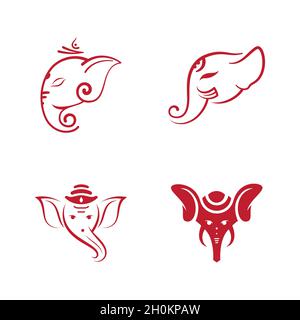 Devil horn Vector icon design illustration Template Stock Photo