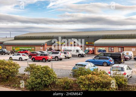 The home and garden store of JRD and GPH in Ellon, Aberdeenshire, Scotland Stock Photo