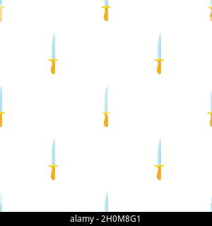 Knife pattern seamless background texture repeat wallpaper geometric vector Stock Vector
