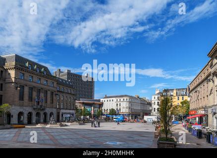 City Square in the centre of Dundee, Scotland, UK