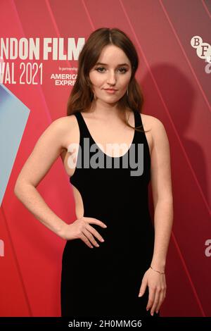 Kaitlyn Dever arrives at the Dopesick - BFI London Film Festival 2021, 13 October 2021, The Mayfair Hotel, London, UK. Stock Photo