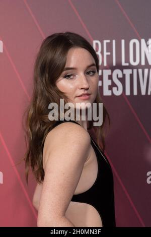 Kaitlyn Dever arrives at the Dopesick - BFI London Film Festival 2021, 13 October 2021, The Mayfair Hotel, London, UK. Stock Photo