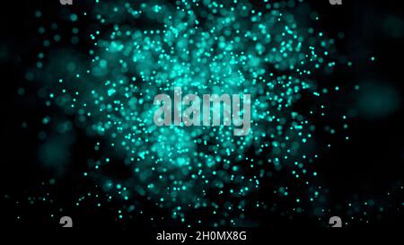 Animation of plexus network from wifi symbol on colorful background ...