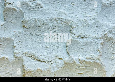 Close-up texture of a white spackle brick Stock Photo