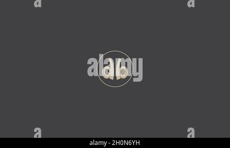 LETTERS BB LOGO DESIGN WITH NEGATIVE SPACE EFFECT FOR ILLUSTRATION USE Stock Vector