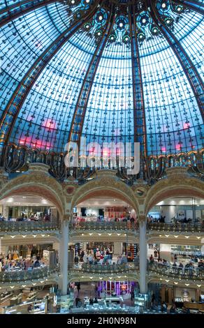 Galeries Lafayette Haussemann, Paris, France Stock Photo