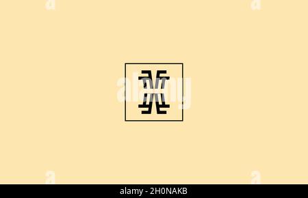 LETTER X LOGO DESIGN WITH NEGATIVE SPACE EFFECT FOR ILLUSTRATION USE Stock Vector