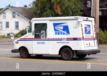 US Postal Service delivery truck - Washington, DC USA Stock Photo - Alamy