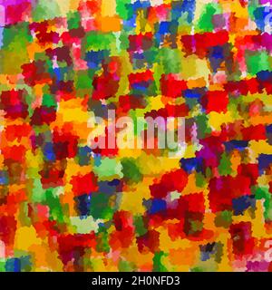 Multicolored background of rainbow spots. Vector illustration Stock Vector