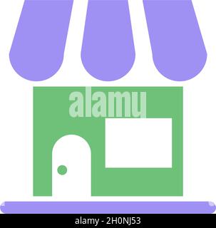 Store icon logo design template vector Stock Vector