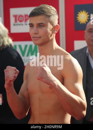 German Middleweight Boxer Max Suske After His Fight At The SES Boxing ...