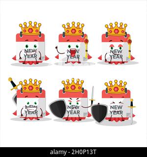 happy new year crown clipart