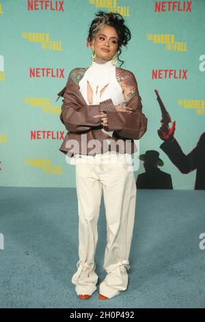 Los Angeles, Ca. 13th Oct, 2021. Kehlani at the Special Screening Of The Harder They Fall at The Shrine in Los Angeles, California on October 13, 2021. Credit: Faye Sadou/Media Punch/Alamy Live News