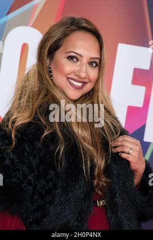 London, UK. 13th Oct, 2021. Nadia Ali attends the 'Ali & Ava' UK Premiere, 65th BFI London Film Festival at The Royal Festival Hall. Credit: SOPA Images Limited/Alamy Live News Stock Photo