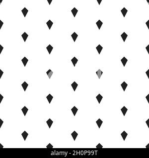 Kite shape pattern vector seamless doodle black and white abstract background illustration for digital and print materials Stock Vector