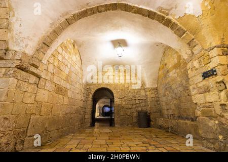 jerusalem-israel, 06-07-2021. The ancient structure of the tomb of King David in the Jewish Quarter of Jerusalem Stock Photo