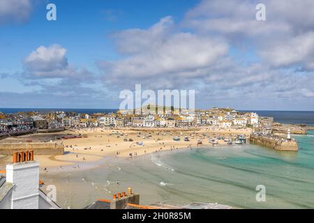 St Ives in Cornwall Stock Photo
