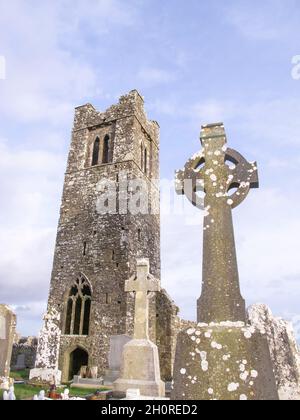 Slane Abbey County Meath Ireland Stock Photo