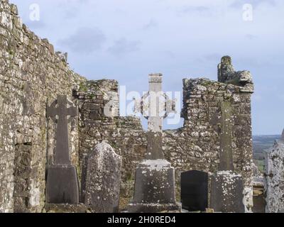 Slane Abbey County Meath Ireland Stock Photo