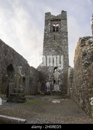 Slane Abbey County Meath Ireland Stock Photo