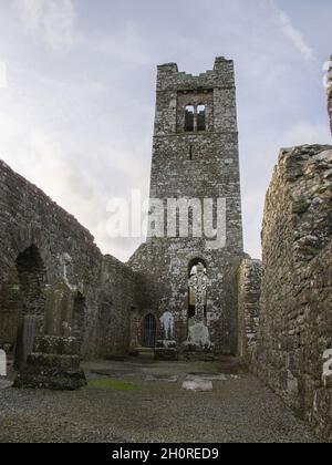 Slane Abbey County Meath Ireland Stock Photo