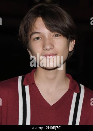 Los Angeles, USA. 13th Oct, 2021. SYFY's CHUCKY Star Teo Briones visit Yamashiro in Hollywood, CA on Wednesday, ?Octoberber 13, 2021. (Photo By Sthanlee B. Mirador/Sipa USA) Credit: Sipa USA/Alamy Live News Stock Photo