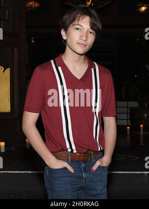 Los Angeles, USA. 13th Oct, 2021. SYFY's CHUCKY Star Teo Briones visit Yamashiro in Hollywood, CA on Wednesday, ?Octoberber 13, 2021. (Photo By Sthanlee B. Mirador/Sipa USA) Credit: Sipa USA/Alamy Live News Stock Photo