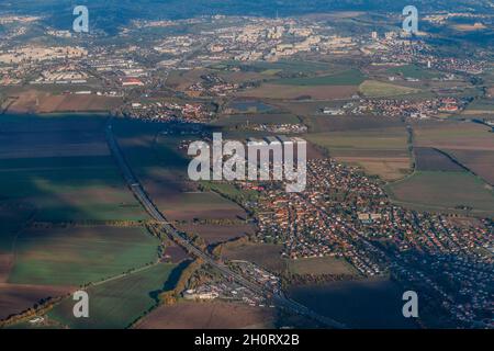 Maps Rudna Aerial view of Rudna town, Czech Republic Stock Photo - Alamy