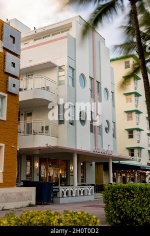 Miami Beach, FL, USA - October 13, 2021: Ocean Surf Hotel Miami Beach FL USA Stock Photo