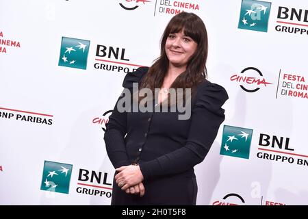 Rome, Italy. 14th Oct, 2021. ROME, ITALY - OCTOBER 14: Kelly Carmichael attends the photocall of the movie 'The Eyes Of Tammie Fay' during the 16th Rome Film Fest 2021 on October 14, 2021 in Rome, Italy. Credit: dpa/Alamy Live News Stock Photo