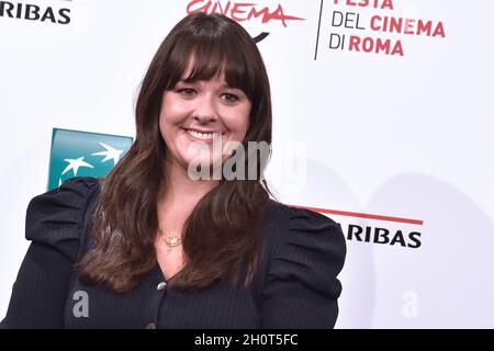 Rome, Italy. 14th Oct, 2021. ROME, ITALY - OCTOBER 14: Kelly Carmichael attends the photocall of the movie 'The Eyes Of Tammie Fay' during the 16th Rome Film Fest 2021 on October 14, 2021 in Rome, Italy. Credit: dpa/Alamy Live News Stock Photo