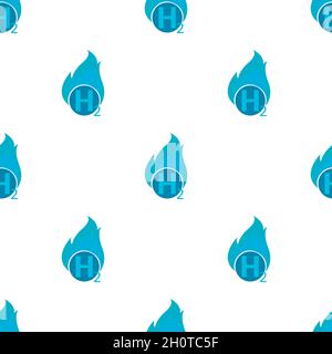 Gas pattern seamless background texture repeat wallpaper geometric vector Stock Vector