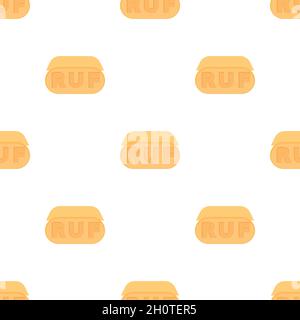 RUF pattern seamless background texture repeat wallpaper geometric vector Stock Vector