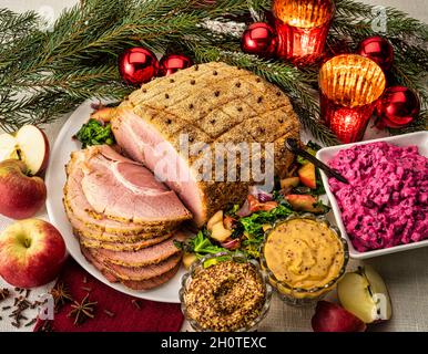 Tradidional Swedish Christmas food Stock Photo