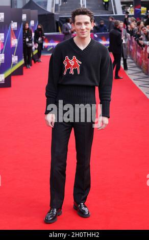 Josh O'Connor arrives for the UK premiere of 'Mothering Sunday', at the Royal Festival Hall in London during the BFI London Film Festival. Issue date: Thursday October 14, 2021.