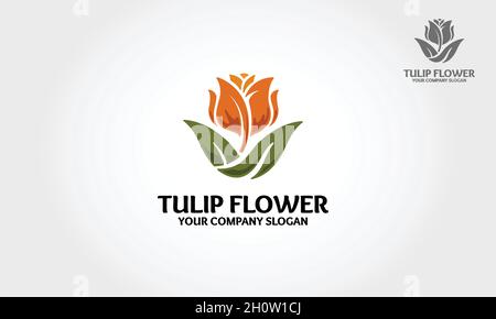 Designed with floral designers, florists, wedding co-ordinators and similar businesses in mind – this logo is modern, contemporary and understated. Stock Vector