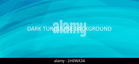 Abstract dark turquoise and bondi blue background. Textured vector graphic pattern Stock Vector