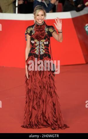 Rome, Italy. 14th Oct, 2021. Monica Marangoni attends the red carpet of the film, The eyes of Tammy Faye at the Film Festival. (Photo by Mario Cartelli/SOPA Images/Sipa USA) Credit: Sipa USA/Alamy Live News Stock Photo