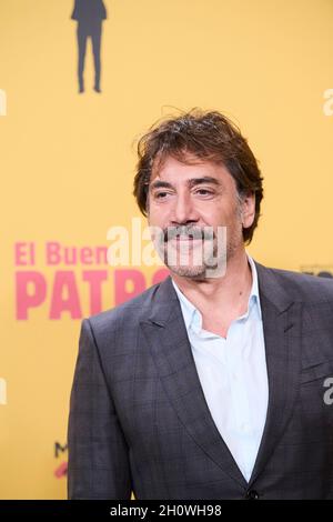 Madrid, Spain. , . Javier Bardem attends 'El Buen Patron (The Good Boss) Premiere at Callao Cinema on October 14, 2021 in Madrid, Spain Credit: MPG/Alamy Live News Stock Photo