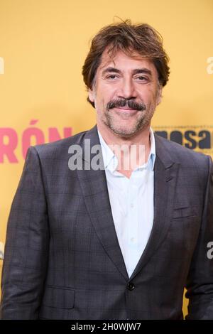 October 14, 2021, Madrid, Madrid, Spain: Javier Bardem attends 'El Buen Patron (The Good Boss) Premiere at Callao Cinema on October 14, 2021 in Madrid, Spain (Credit Image: © Jack Abuin/ZUMA Press Wire) Stock Photo