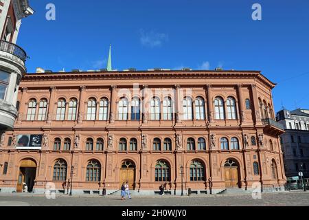 Art Museum Riga Bourse in Latvia Stock Photo