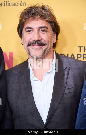 October 14, 2021, Madrid, Madrid, Spain: Javier Bardem attends 'El Buen Patron (The Good Boss) Premiere at Callao Cinema on October 14, 2021 in Madrid, Spain (Credit Image: © Jack Abuin/ZUMA Press Wire) Stock Photo