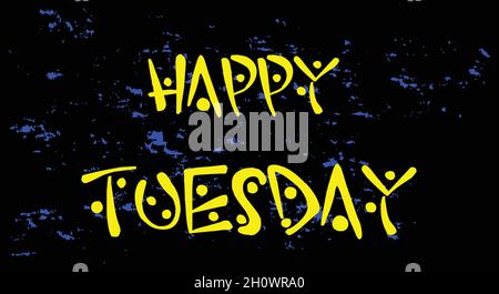 Happy tuesday letters colorful. Vector Typography background. can be used  on banner design and for advertisement. 12978532 Vector Art at Vecteezy