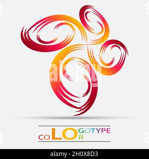 Colorful geometric vector business icon,logo, sign, symbol for creative design need Stock Vector
