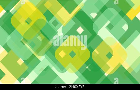 Rounded Square shape geometric background. Vector illustration Stock Vector